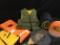 Fishing Lot: (3) Life Jackets, Sleeping Bag, + Similar Fishing Items