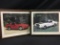 Pair Of Framed Car Prints: 1965 Shelby GT 350 & Nissan 300 ZX