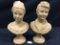 Pair Of Ethan Allen Busts-Made In Italy