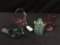 (4) Unmarked Glass Miniatures