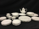 (37) Pc. Set Of Johnson Brothers, England Service For (4) Dinnerware