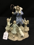 Porcelain figure Of Jesus With Children Is 7.25