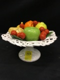 Italian Ceramic Fruit Compote Is 8