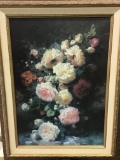 Floral On Canvas Is 20.5