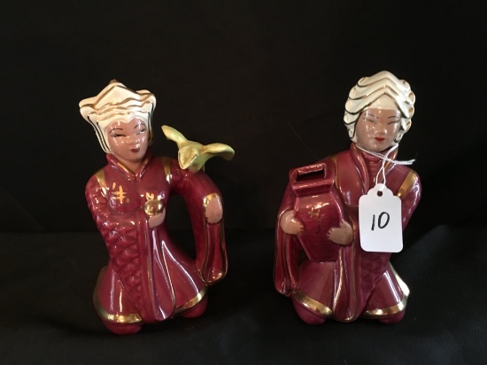 Pair Of Vintage California Figures