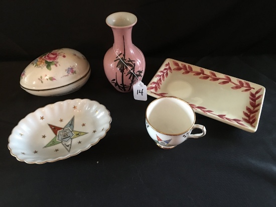 Lot Of Misc. Porcelain & Glass As Shown