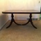 Mahogany Double Pedestal Dining Room Table W/(1) 12