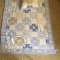Contemporary Hand Stitched Quilt W/Pillowcase