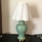 Vintage Ginger Jar Lamp W/Shade Is 27