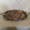 Large Silver Plated Divided Serving Tray Is 17
