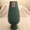 Italian Pottery Vase In Turquoise & Gold Is 12