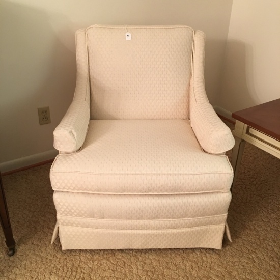 Upholstered Armchair W/Arm Covers