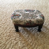 Contemporary Tapestry Seat Foot Stool Is 10