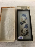 Chinese Feather Picture Still in Original Box