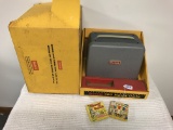 Brownie 500 Movie Projector in 300 Box with Two Castle Films