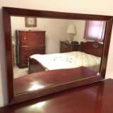 Wood Framed Mirror Is 34