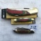 (3) Frost Cutlery Folding Knives-All Appear Unused