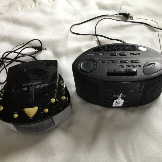 Sony Dream Machine Cass-AM-Fm Radio & Cruiser CD Player