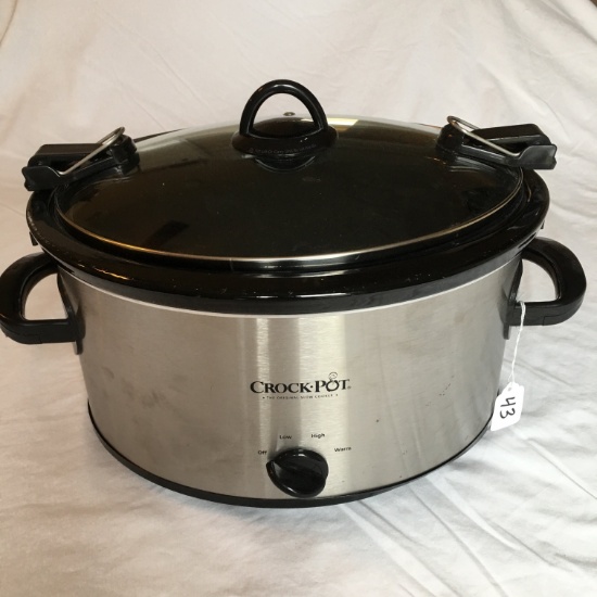 Crock Pot Slow Cooker W/Lid