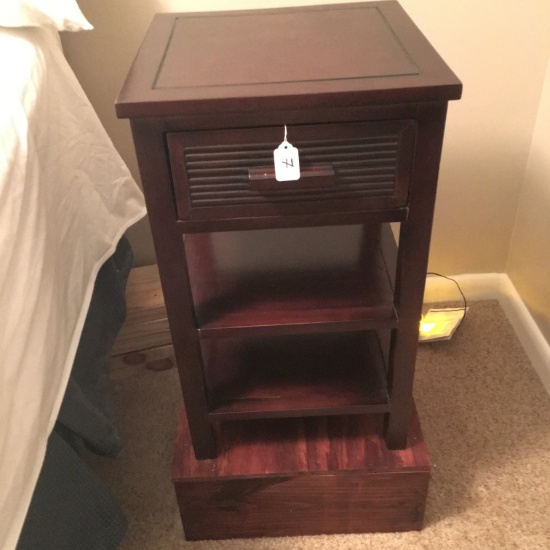 Pair Of Night Stands Are 15" x 15" x 27" Tall