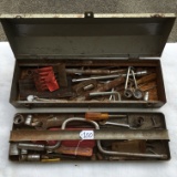 Tool Box With Sockets, Rachets, & Allen Wrenches