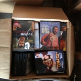 (5) Boxes Of DVD's W/50 ish In Each Box-Around 259 DVD's