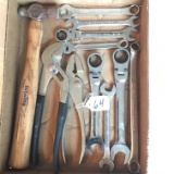 Tool Lot: Open/Boxend Wrenches, Hammer, Channellocks + More!