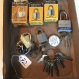 (5) Master Locks & (1) Master Combination Lock