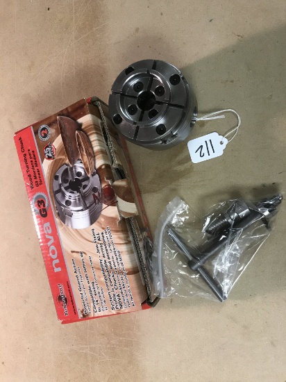 Teknatool Nova G3 Wood Turning Chuck in Box,