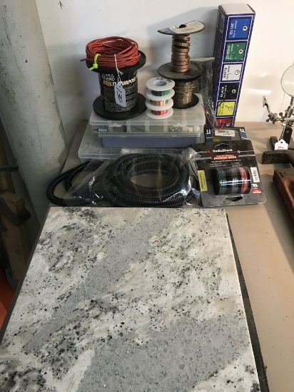 Group of Wire and Electric Items