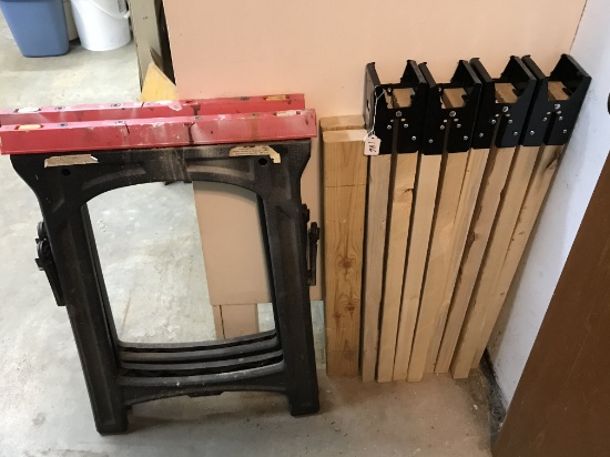 Lot of Sawhorses