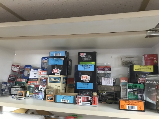 Contents of cabinet, Screws and Misc Hardware