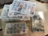 Approx 8 Small Bins of Misc Hardware