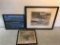 Three Framed Paddle Wheel Steamboat Prints