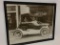 Framed Photo/Print Of Shoe Shaped Advertising Car W/Chevy Sign