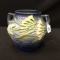 Roseville Freesia Double Handled Vase Marked 4-8