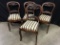 Set Of (4) Walnut Victorian Baloon-Back Parlor Chairs
