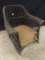 Antique Wicker Chair Is 29