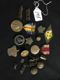Lot Of Military Medals & Insignia