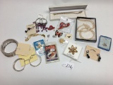 (2) Boxes Of Costume Jewelry As Shown