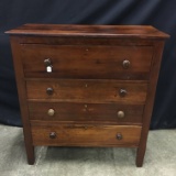 Early 4-Drawer Cherry & Popular Chest