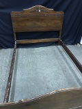 Grand Rapids Furniture Mahogany Full Size Bed W/Rails