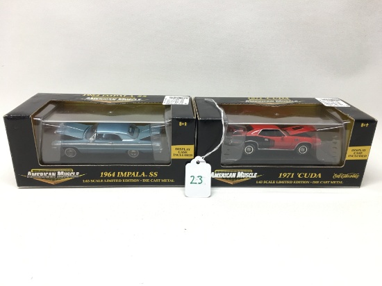 American Muscle 1:43 Scale - 2 Cars