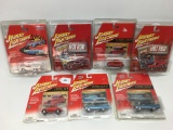 Johnny Lightning Classic Gold and Hotrod mag lot of 7 seal packs