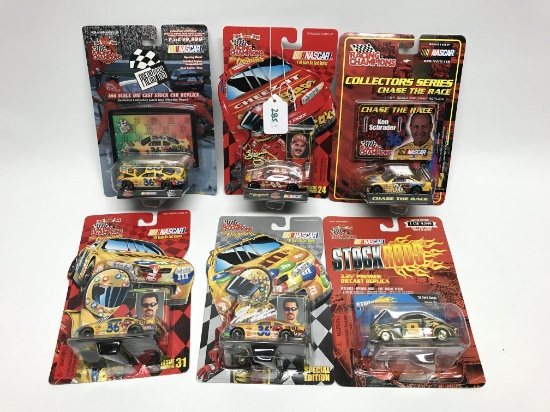 Racing Champions Nascar Lot Seal Packs, 1/64 scale, set of 6