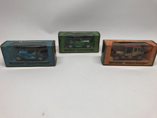 Matchbox Lot, 1/43 scale, set of 3 Models of Yesteryear