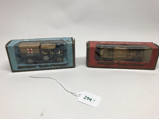 Matchbox Lot, 1/43 scale, set of 2 Models of Yesteryear