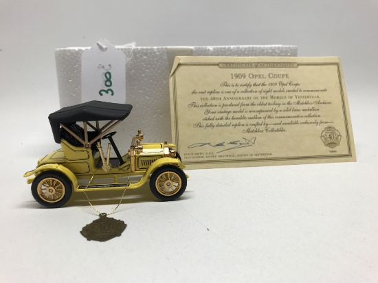 Matchbox Collectibles, 1/43 scale, 1909 Opel Coupe