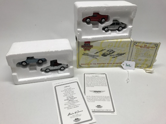 Matchbox Collectibles Lot, 1/59, 1/60, & 1 62 scale, 2 boxes of 2