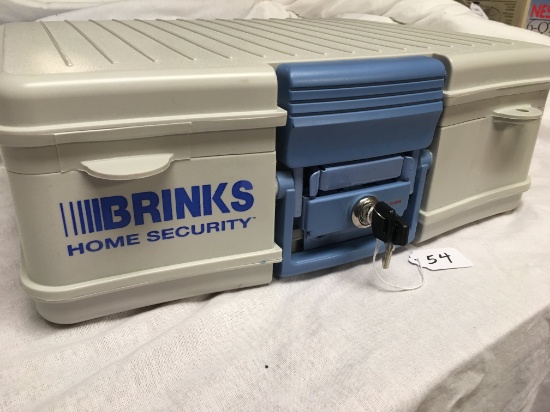 Brinks Home Security Box W/Key